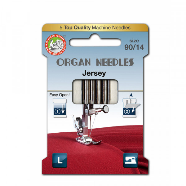 ORGAN Jersey-Nadeln 90 5er Packung